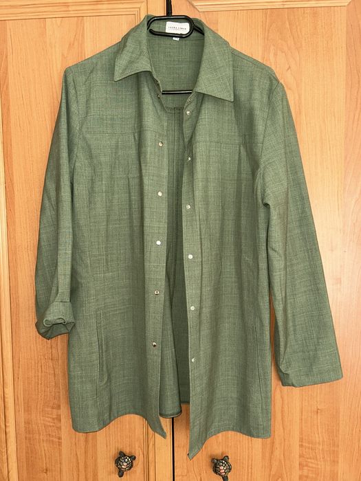Camasa verde cu capse