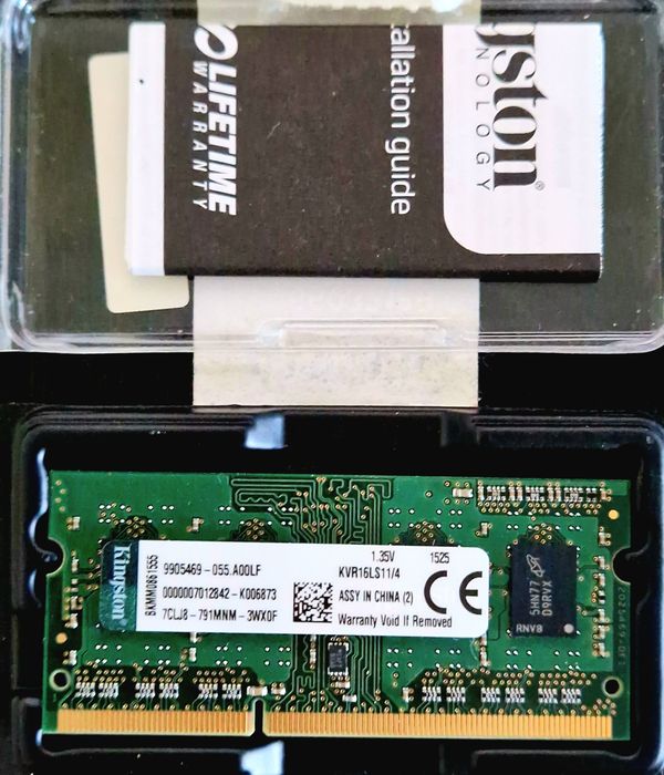 Memorie RAM Laptop 8GB (2x4GB) DDR3 1600MHz SO-DIMM – Samsung + Kingst