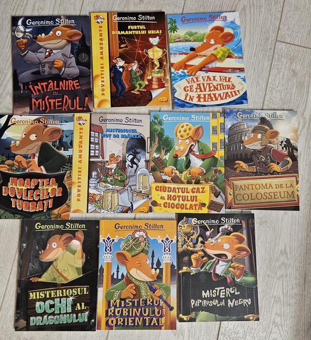 10 carti seria Geronimo Stilton