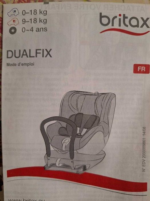 Vând scaun auto copil BRITAX ROMER Dualfix M i-Size Isofix