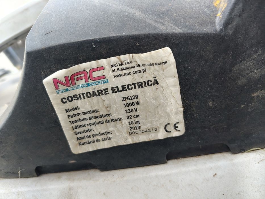 Masina de tuns iarba BUDGET 900W  si NAC Italia 1000W