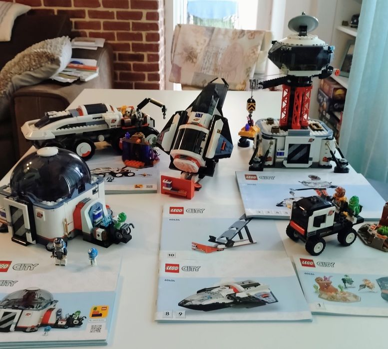 3 seturi Lego City Space 60432, 60434, 60439