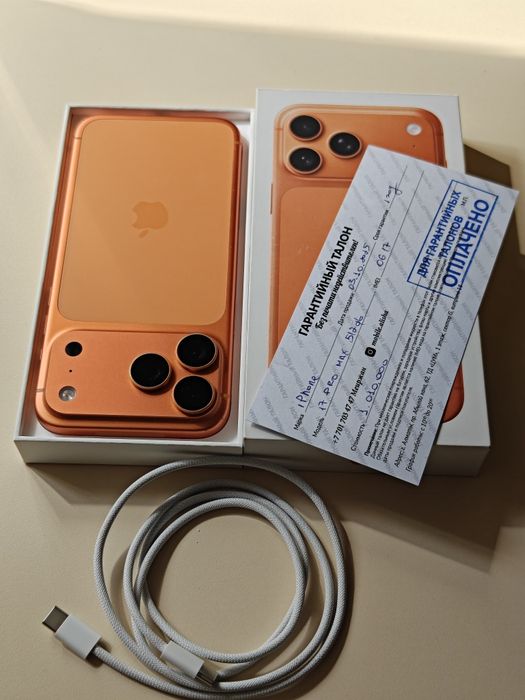 iPhone 17 Pro Max 512 gb ёмкость 98 E sim