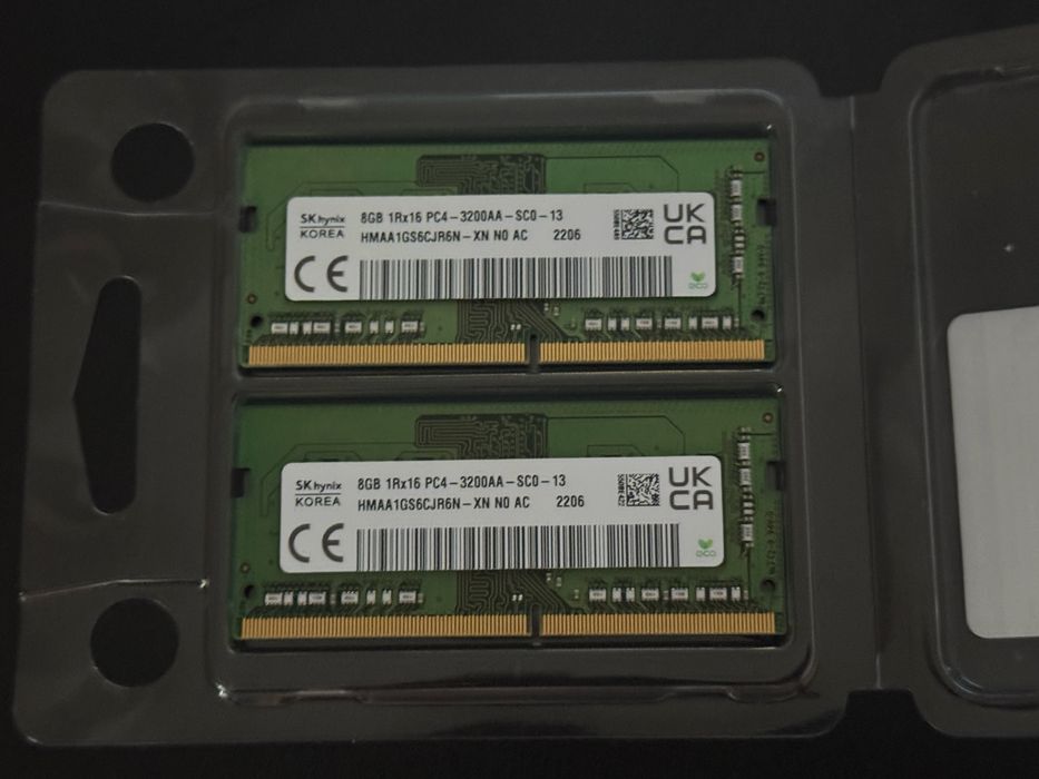 Memorii RAM Laptop 2 x 8 gb 16gb 3200MHz DDR4