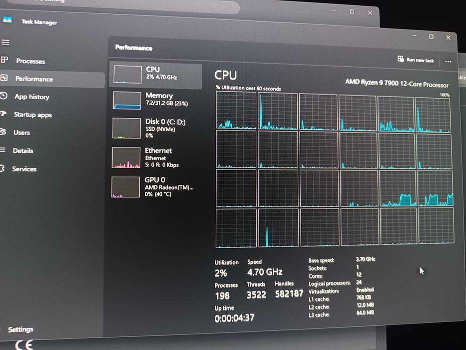 Unitate PC cu ryzen 7900 | 2TB | jonsbo z20 | SFF | nou