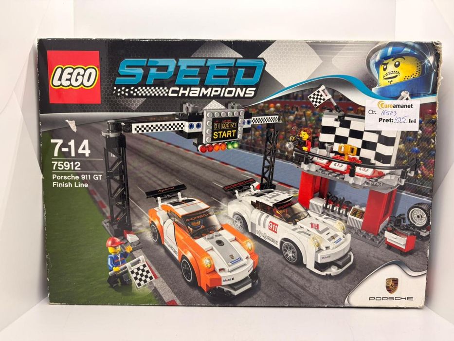 LEGO Speed Champions Porsche 911 GT la linia de finis (75912) -A-