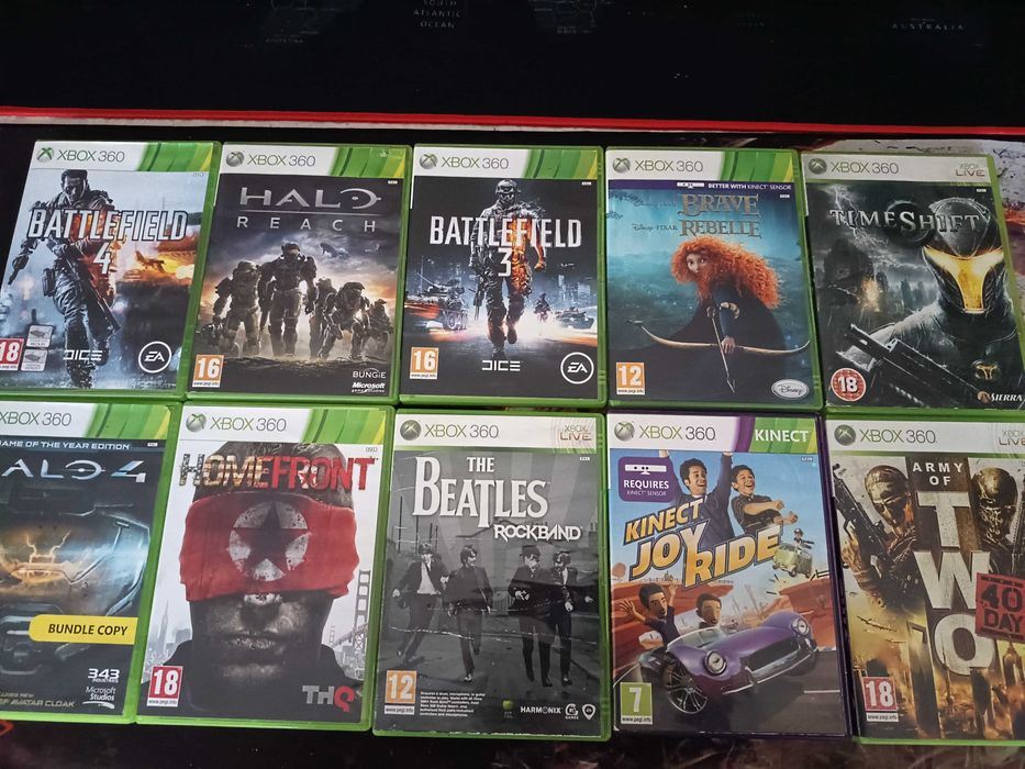 Lot 10 Jocuri Xbox 360 in stare foarte buna