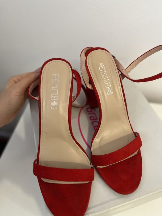 Sandale casual roșii