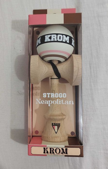 Kendama Strogo Vanila Alb Nou