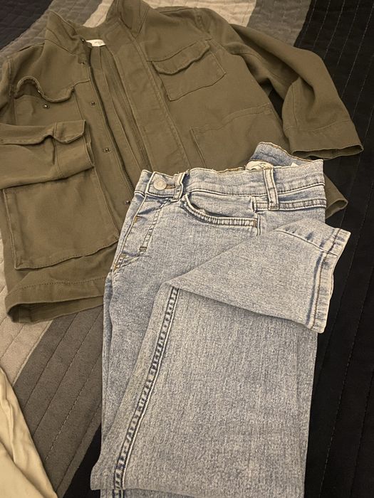 Jacheta si blugi H&M 122/128