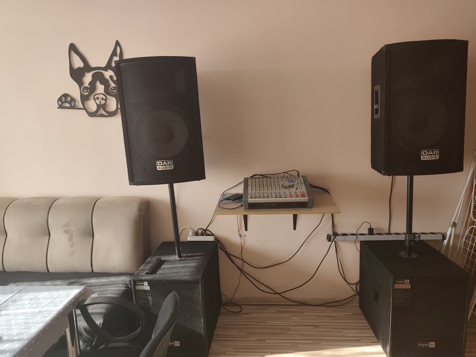 Музика колони dap audio 15 ки 18  инча активен бас