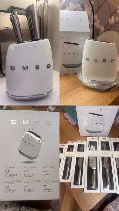 Набор ножей Smeg не рзавеющая сталь