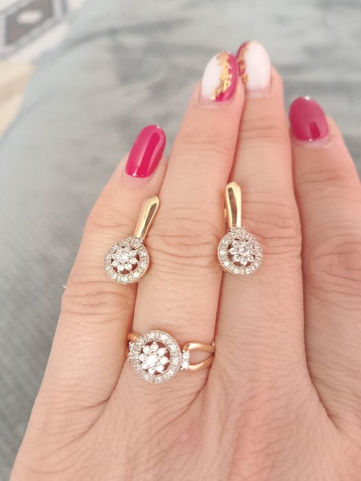 Комплект под бриллиант.