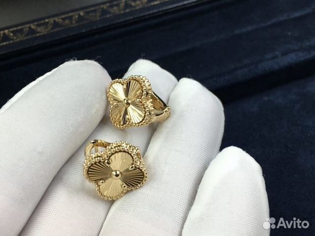 Золото серьги ван клив