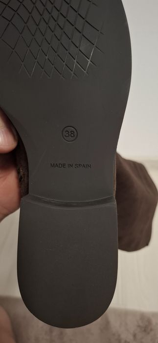 Cizme  piele întoarsă maro Tony Pons