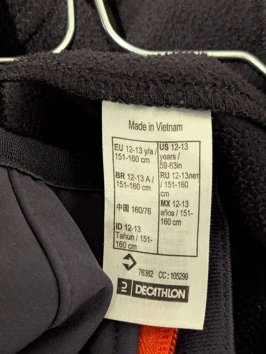 Geacă Softshell Quechua mh900 băieți 12-13 ani