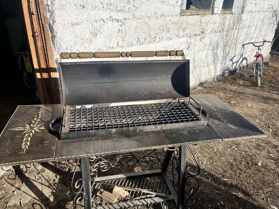 Мангал стальной тяжелый
