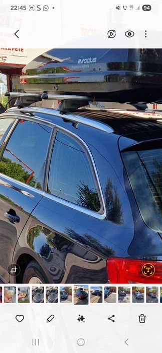 Vand Bare transversale Menabo Tiger Silver XL pentru Audi A4 (B8/8K) A