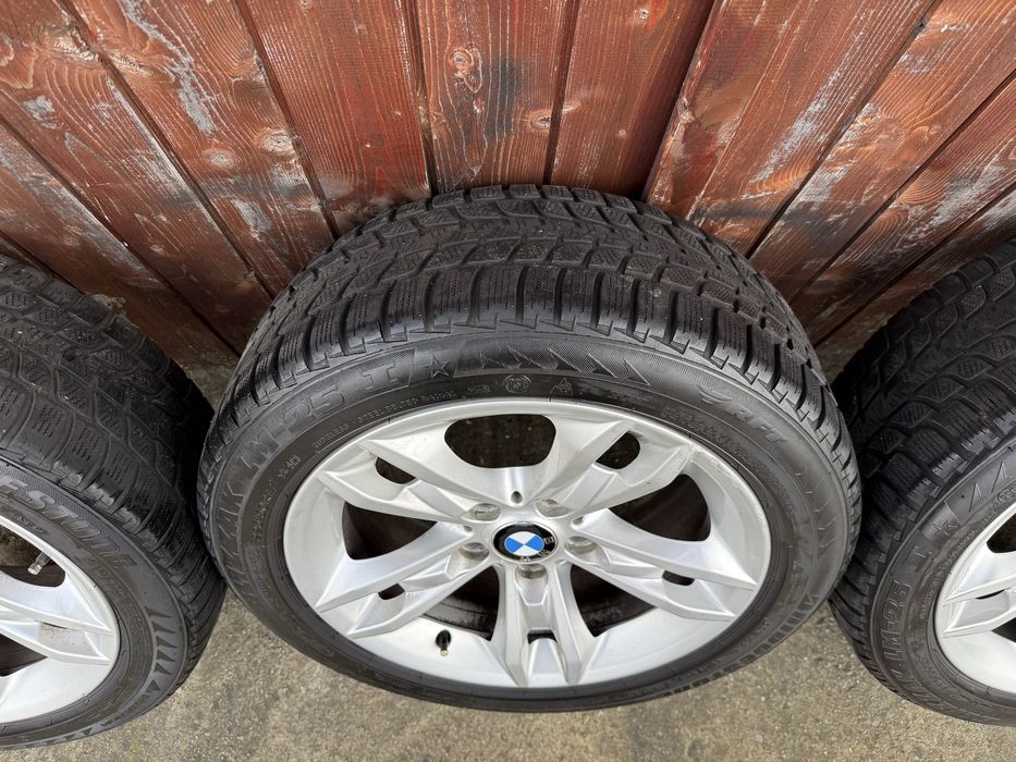 Vand jante aliaj originale BMW 5x120+anvelope IARNA 225.50.R17