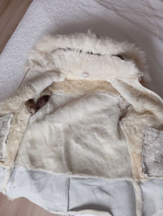 Детско палто естествена кожа