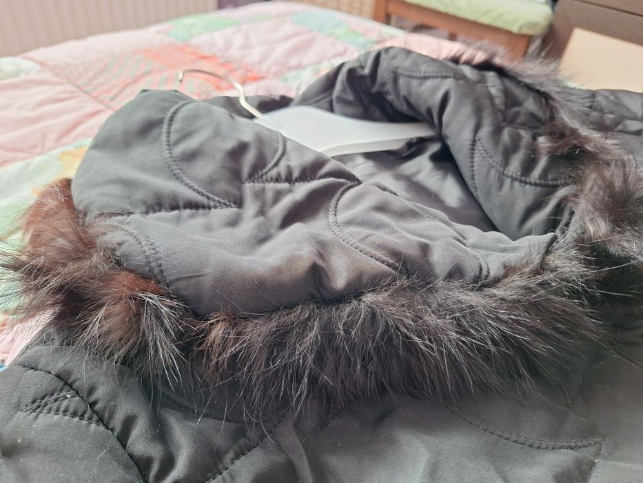 Зимно яке без цип, с копчета