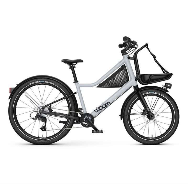 Woom Now 5 Gri Urban Lifestyle Bike complet accesorizat