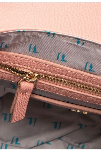 Бледо розова чанта на Trussardi Jeans