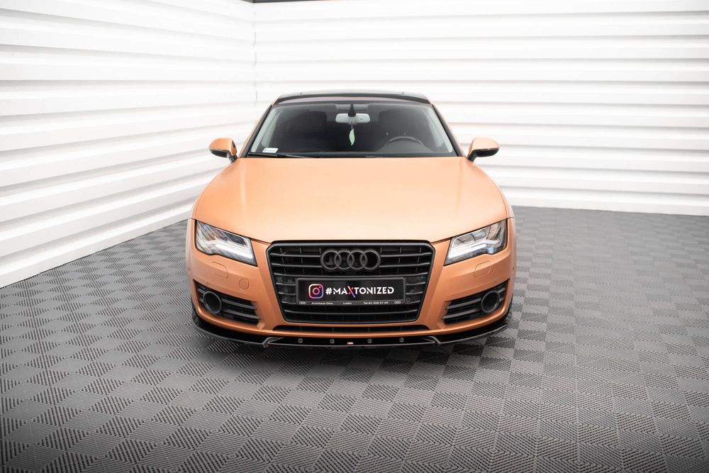 Спойлер за предна броня Maxton design за Audi A7 C7 (2010-2014)