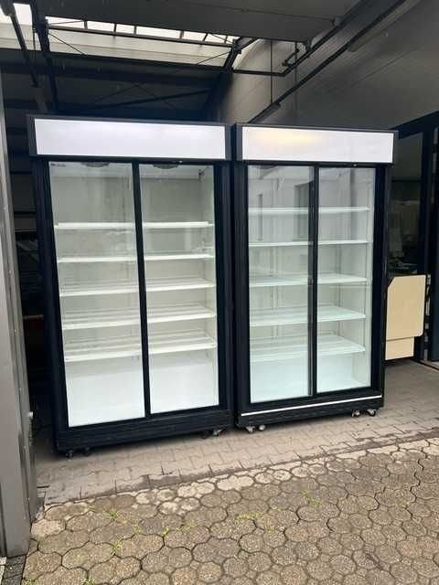 Vitrina frigorifica dublă extra large băuturi lactate mezeluri