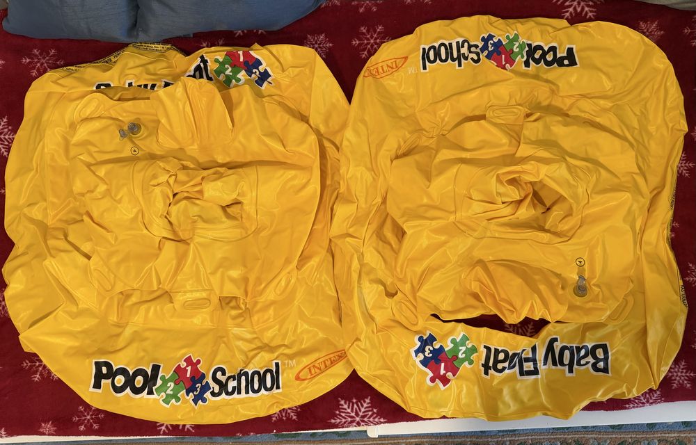 Бебешки надуваем пояс INTEX Deluxe Baby Float