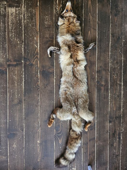 Guler din blana de vulpea naturală