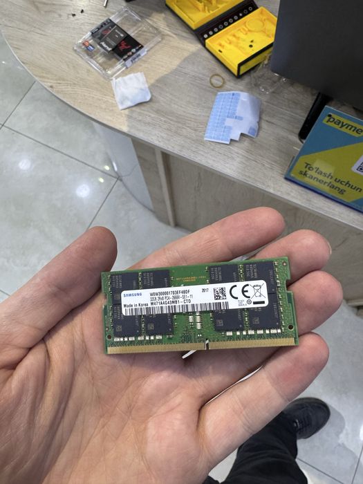 Noutbuk ozu 32gb 2x 2666 ddr4