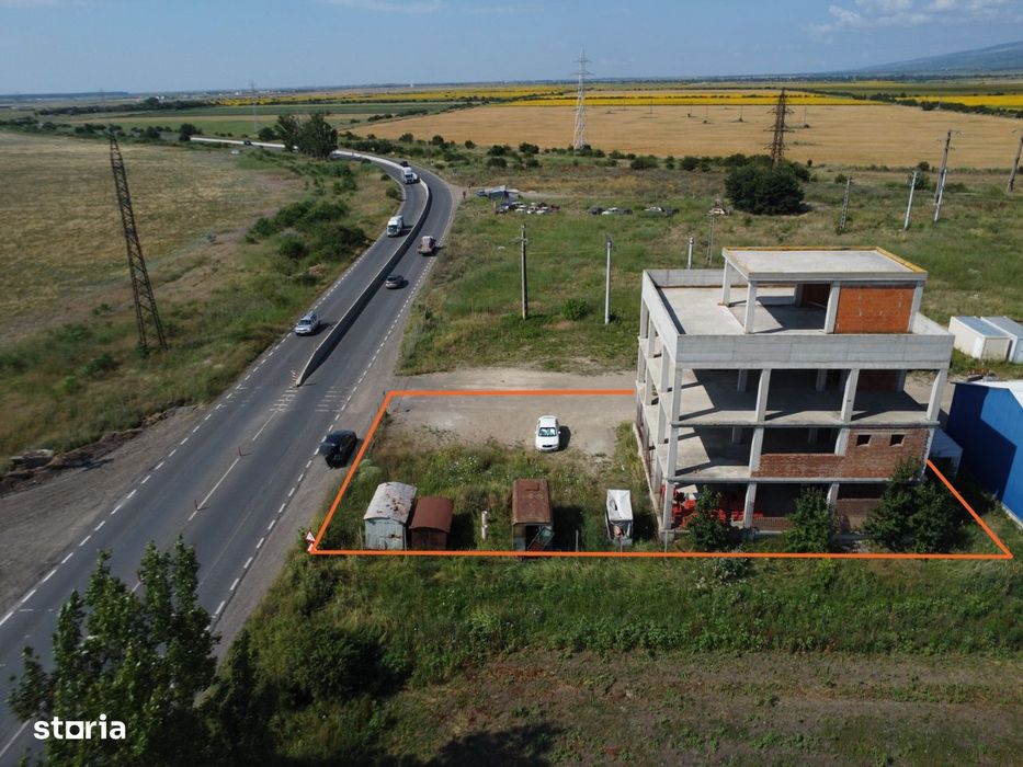 Construcție 2023 , P+2 | 735 mp | E85 | Acces TIR | Comision 0%