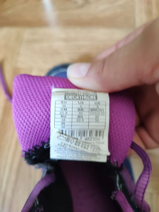 Ghete drumetie Decathlon marimea 34