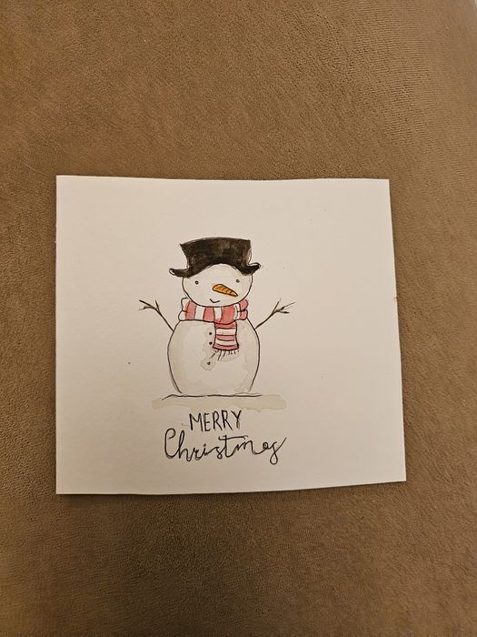 Коледни картички, изработени с любов