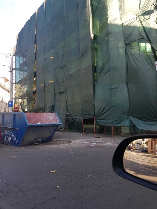 Plasa protecție pt construcții/șantiere/schele ( alb/verde)