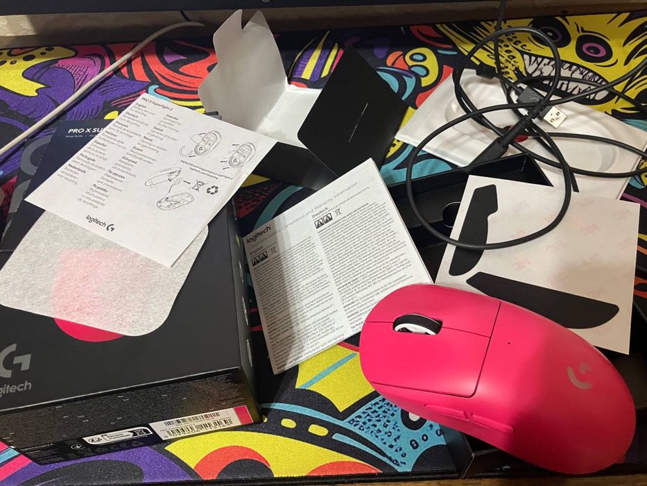 Мышь Logitech g pro superlight 2 pink