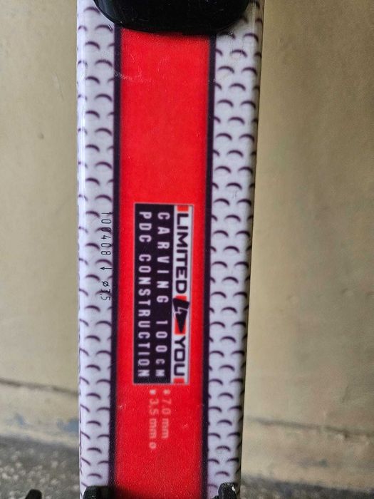 Vand skiuri 100 cm, clapari Nordica 280 mm copii Mondo 24-24.5 Eur 38