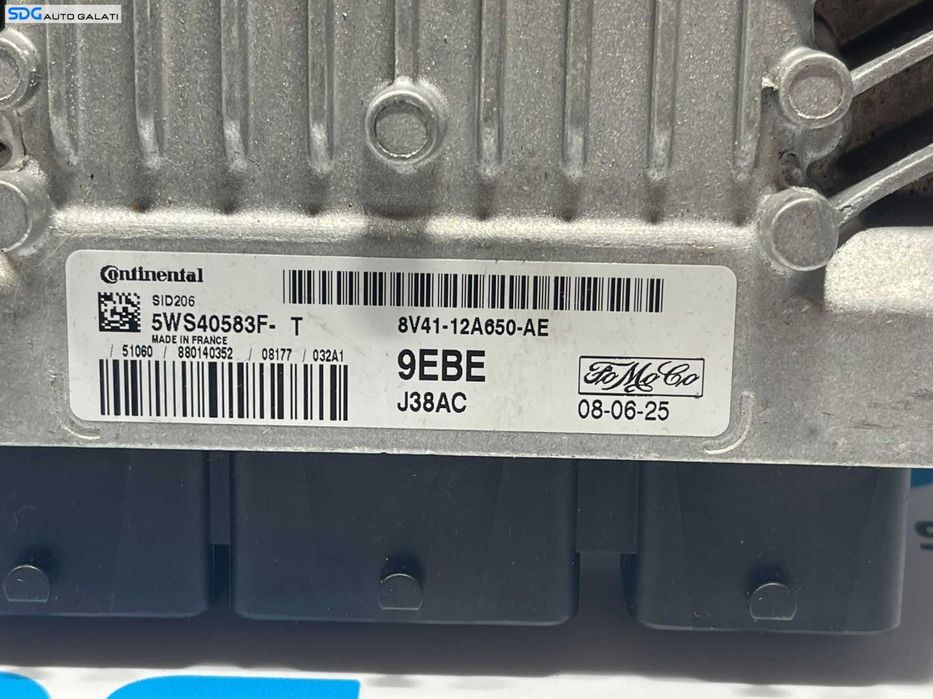 ECU Calculator Motor Ford Kuga 1 2.0 TDCI 2008 - 2012 Cod 8V41-12A650-AE 5WS40583F [L2665]