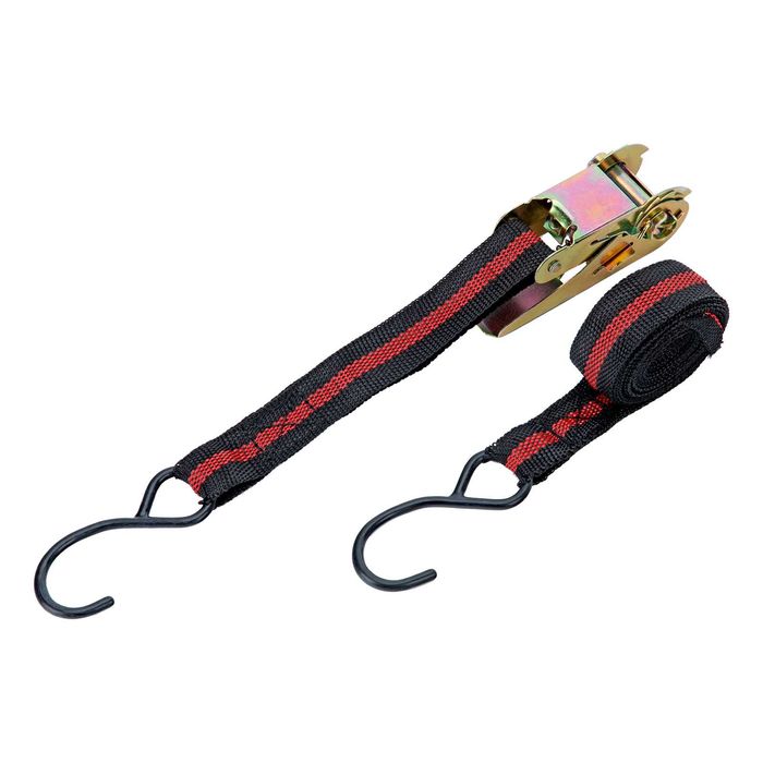 Колан за укрепване на товар с куки, 5 m, зъбен натягащ механизъм Automatic SPARTA - 543385