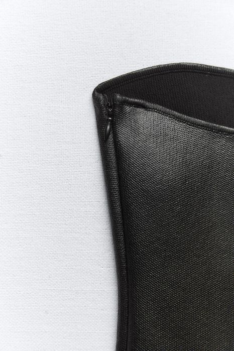 Кожено бюстие / корсет Zara / Зара М