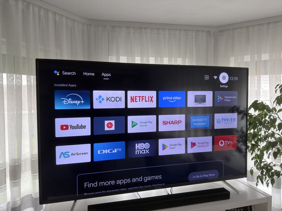 TV Smart Android Led Sharp 165 cm