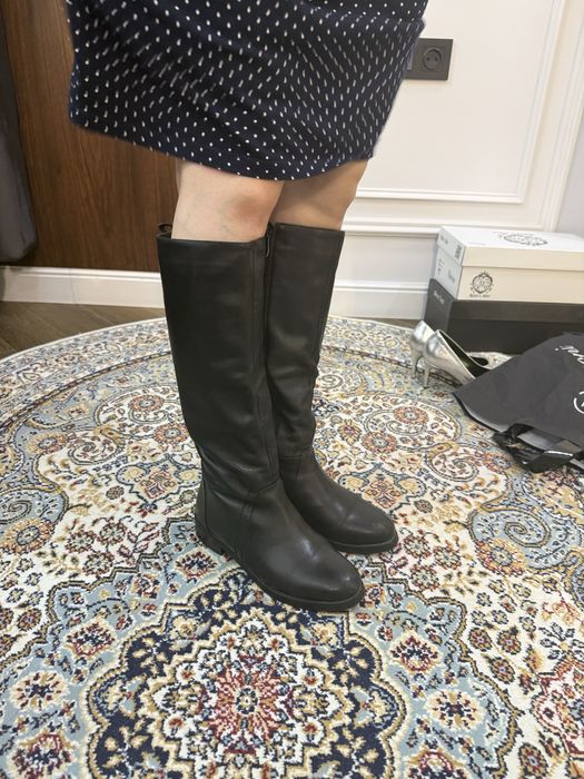 Зимний обувь кожанный в хорошем состояний