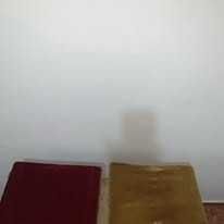 Scaun pliabil cu tapiterie de catifea