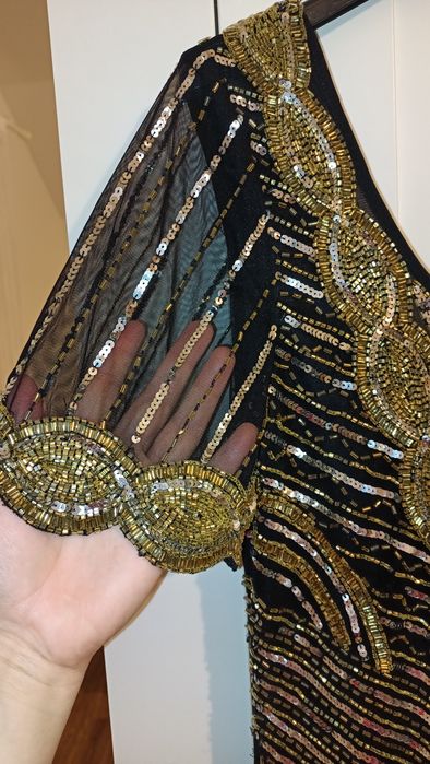 Rochie bijuterie cu paiete si sticla