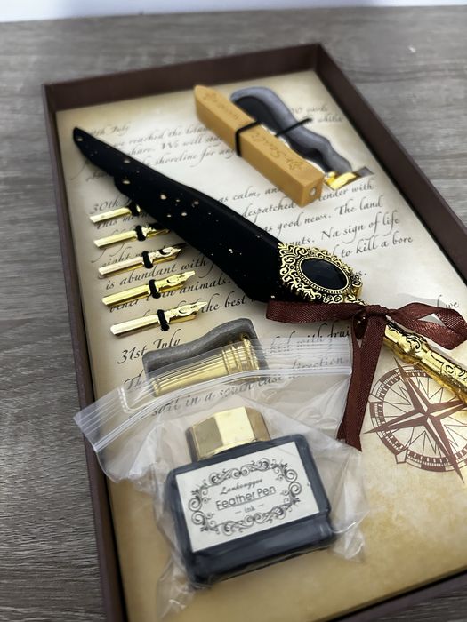 Set de caligrafie negru