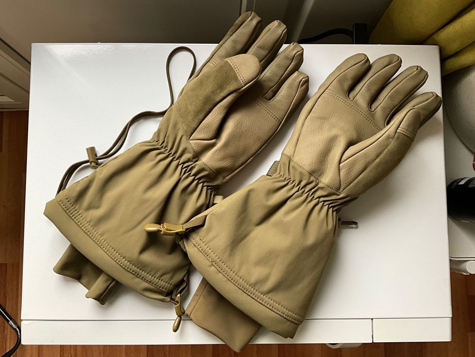 Ръкавици зимни тактически военни с мембрана ECWCS W+R Pro NL ARMY НОВИ