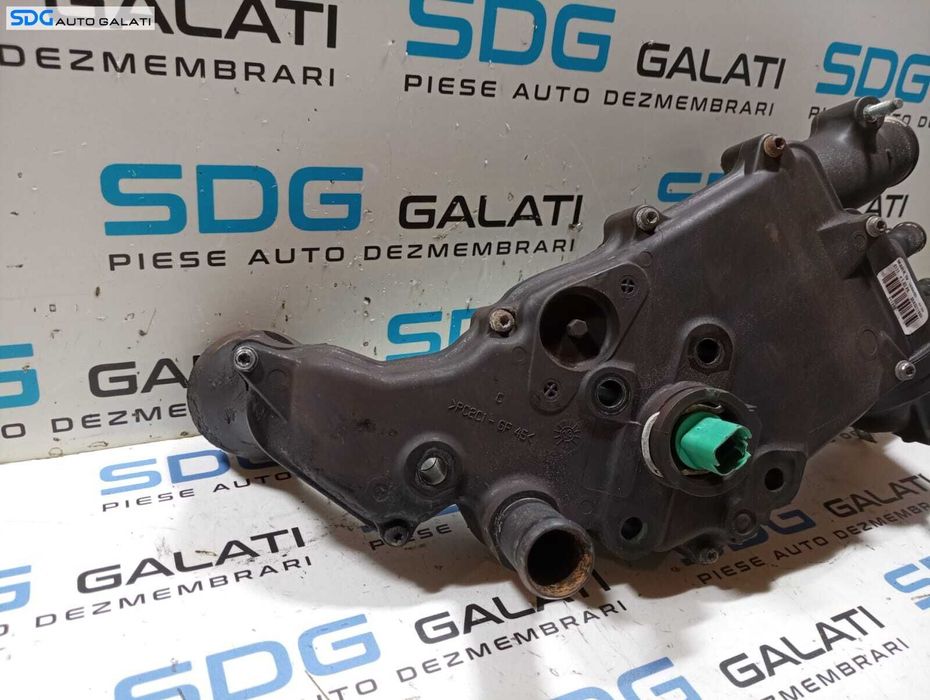 Corp Carcasa Termostat cu Senzor Temperatura Apa Peugeot 307 2.0 HDI 2002 - 2008 Cod 9643211880 [M5669]