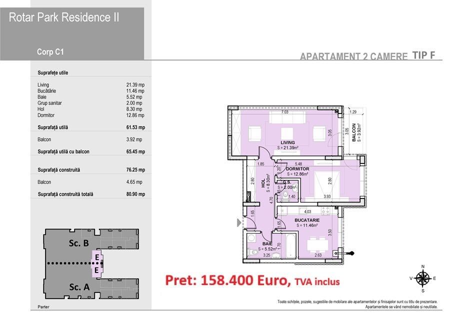 Apartament 2 Camere MILITARI SECTOR 6