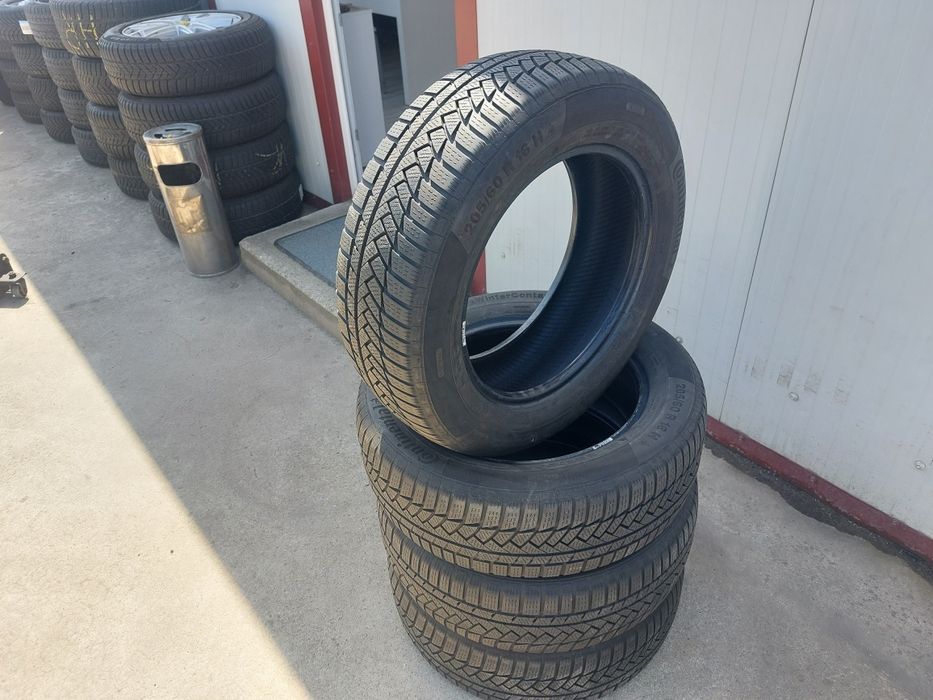 125 lei bucata! Set anvelope M+S/IARNA 205 60 16 Continental! 7 mm